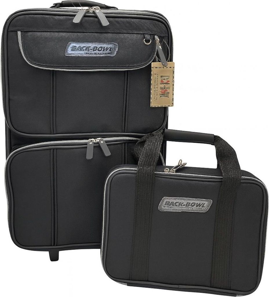 Reisekoffer mit Notebook-Tasche | Reisetrolley 63x39x24cm Produktbild 