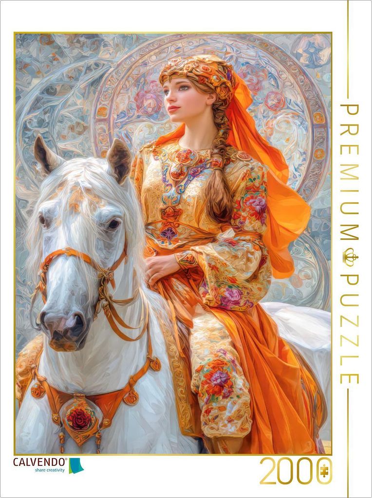 CALVENDO Puzzle Sinnliche Schönheit des Jugendstils | 2000 Teile Lege-Größe 90x67cm Foto-Puzzle für glückliche Stunden