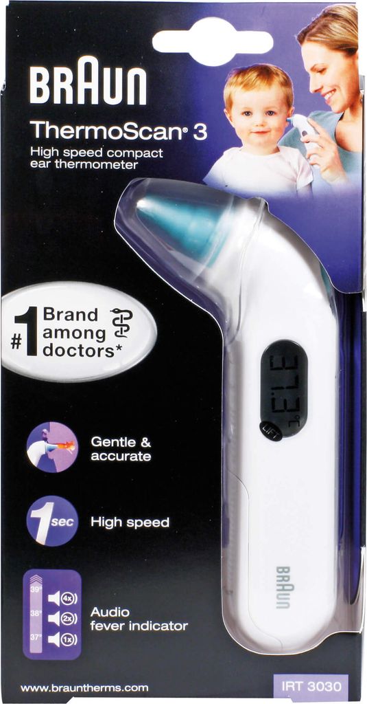 Braun ThermoScan 3 Contact White Ear Zdjęcie produktu 51