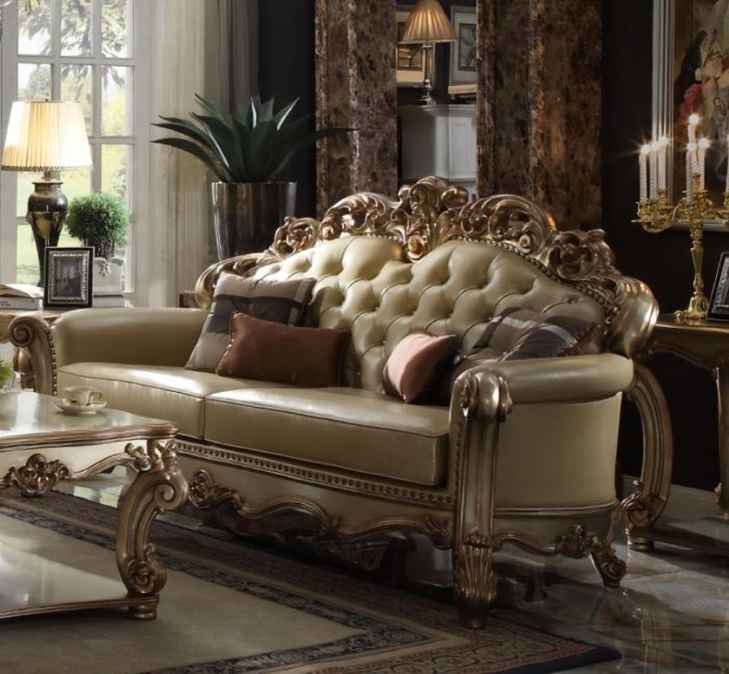 Sofa 3 Sitzer Luxus Sofa Barocksofa Chesterfield Königliches Klassisch