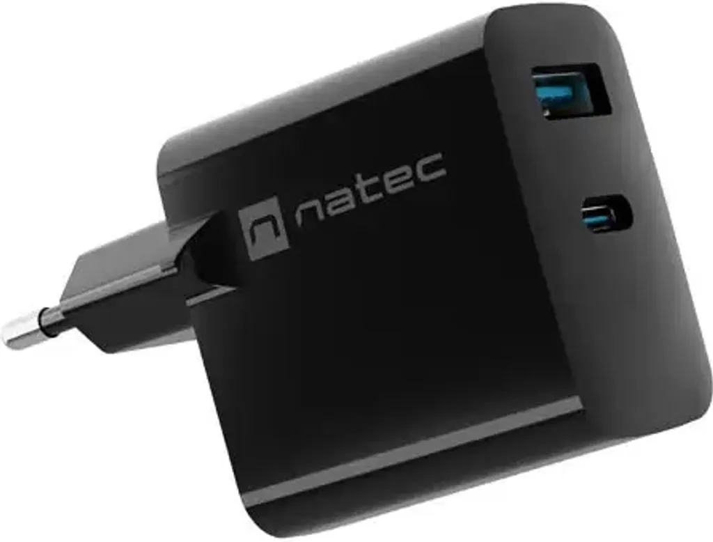 Caricabatterie Natec NUC-2143 45W Nero | Compatto e Moderno