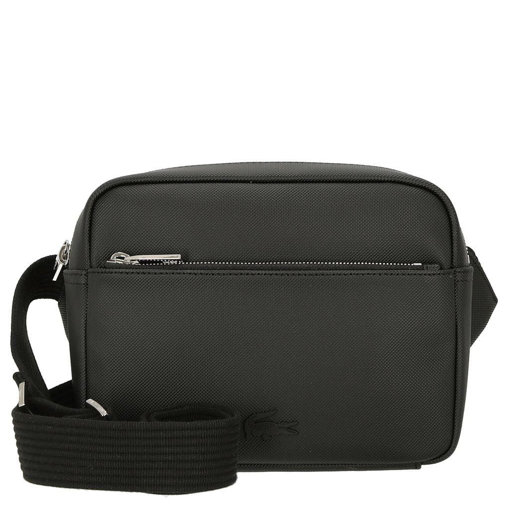 Lacoste sling sale bag black