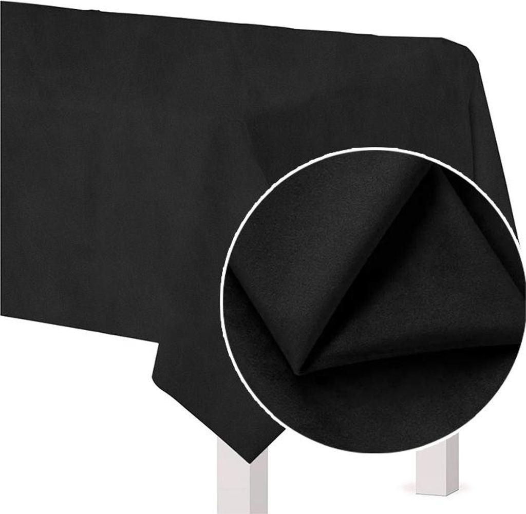 MEBLE ODNOWA, Tischdecke, Matter Samt-Tischdecke, Produktbild 