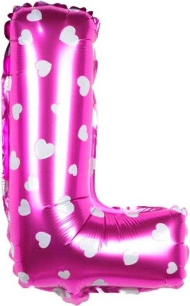 Buchstaben Luftballon 40CM Folienballon Rosa L