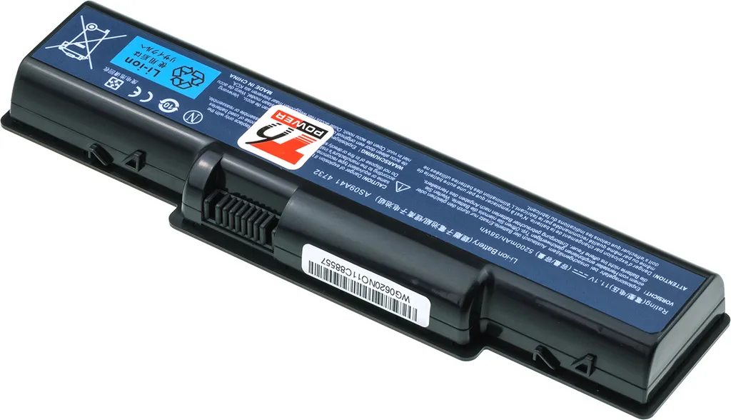 Batteria T6 Power per Acer Aspire 7315 - 5200mAh 10,8V Li-Ion 56Wh - 2