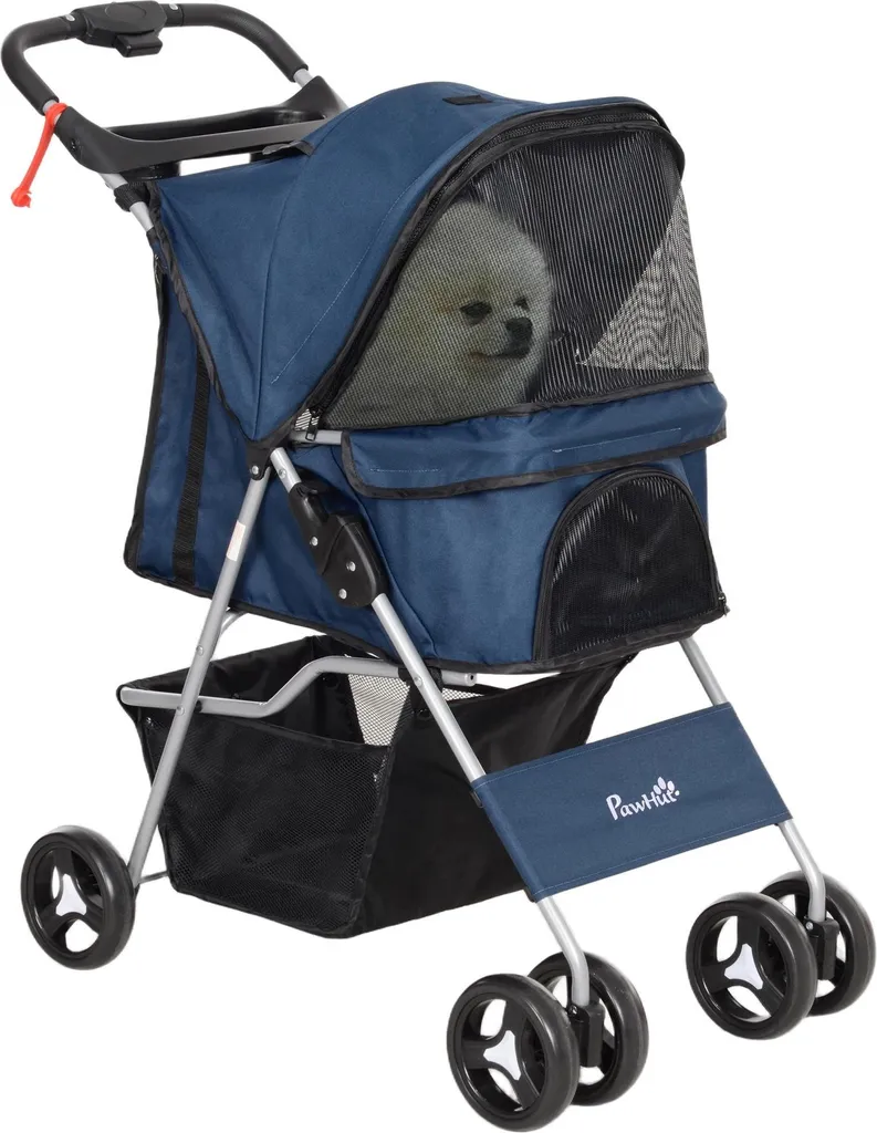 Poussette animaux pliable : transportez votre petit compagnon sans effort