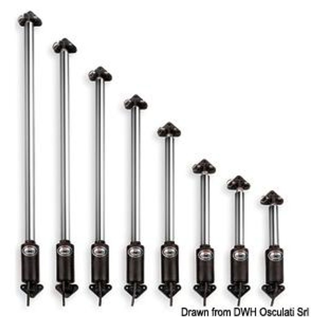 LENCO linear powered stay 737/1143 mm 12 V Osculati 38.374.74