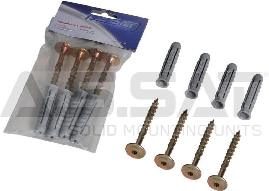 ASSAT / Torx-Schraubensatz /Fischer SX Dübel 12