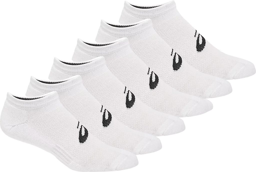 Asics Knöchelsocken (6 Paar), Schwarz, Größe 43–46