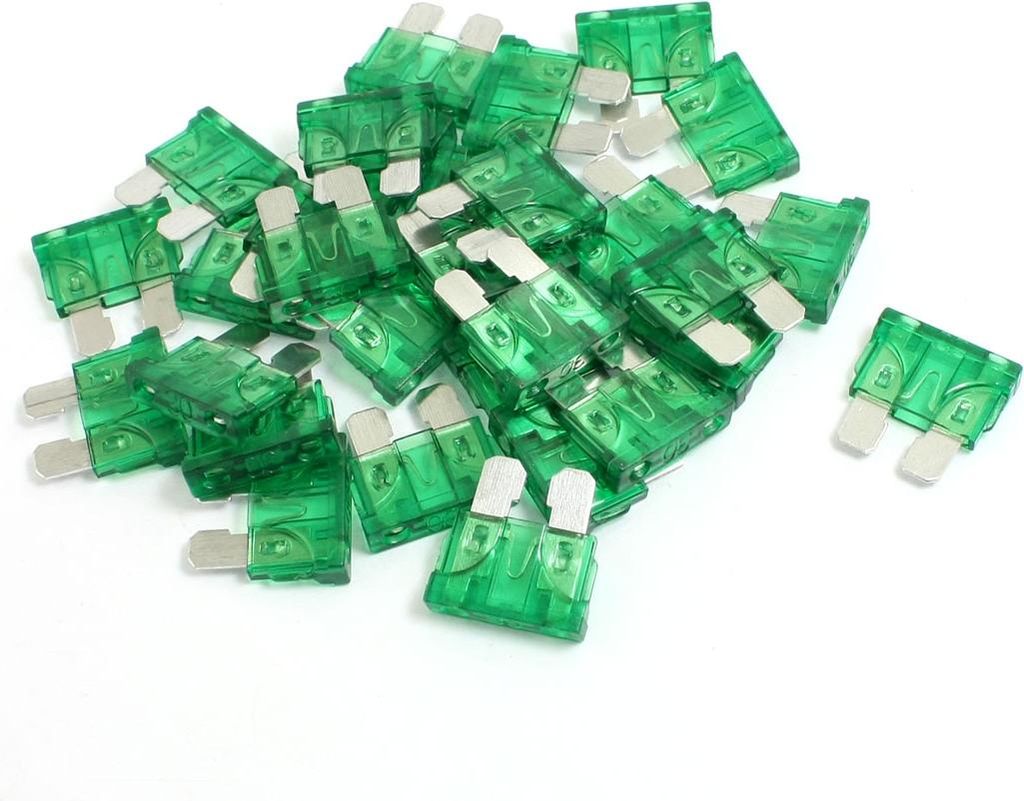 30 Stücke 30 AMP Automotive LKW SUV Plug Fuse Flachsicherung Sicherung Grün de DE de
