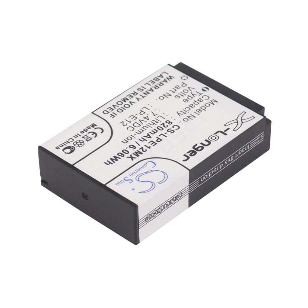 Baterie pro Canon EOS 100D (ekv.LP-E12) 820mAh, Li-ion Obrázek produktu 2