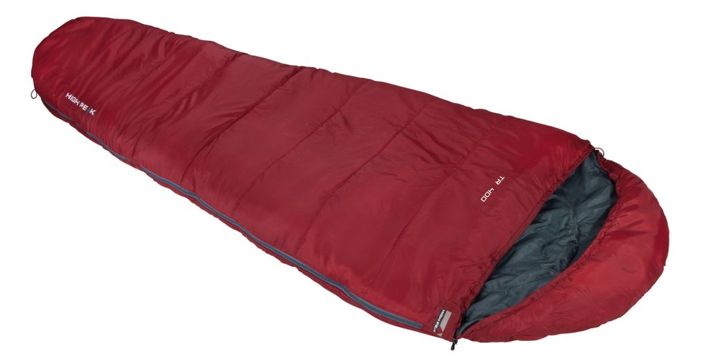 Mumienschlafsack TR 400 (dunkelrot/grau)