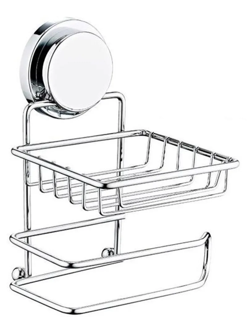 Porte-papier WC sans trou ni vis : tablette bois et métal pour vos murs