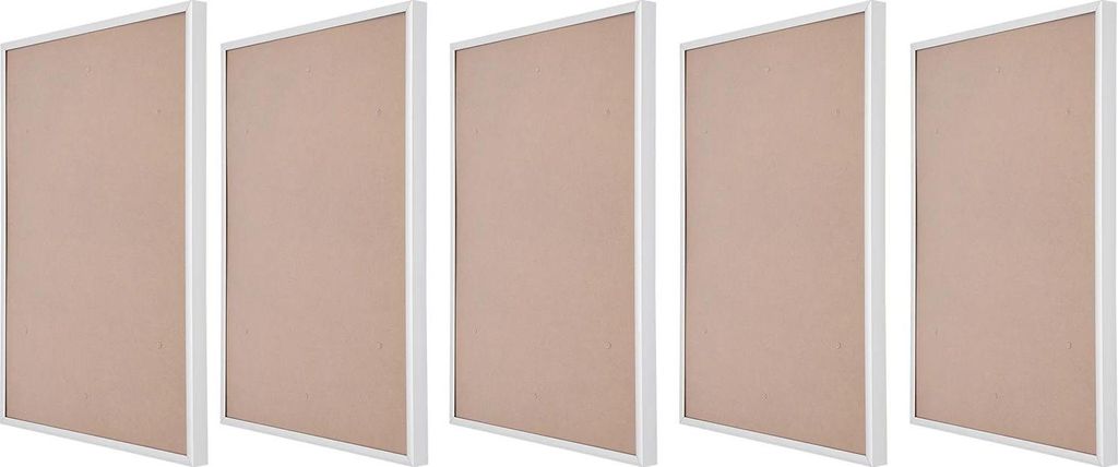 Bilderrahmen & Posterrahmen - Set mit 5 Posterrahmen - Modern Minimalistisches Design - Für Bilderwand - Hellgrau