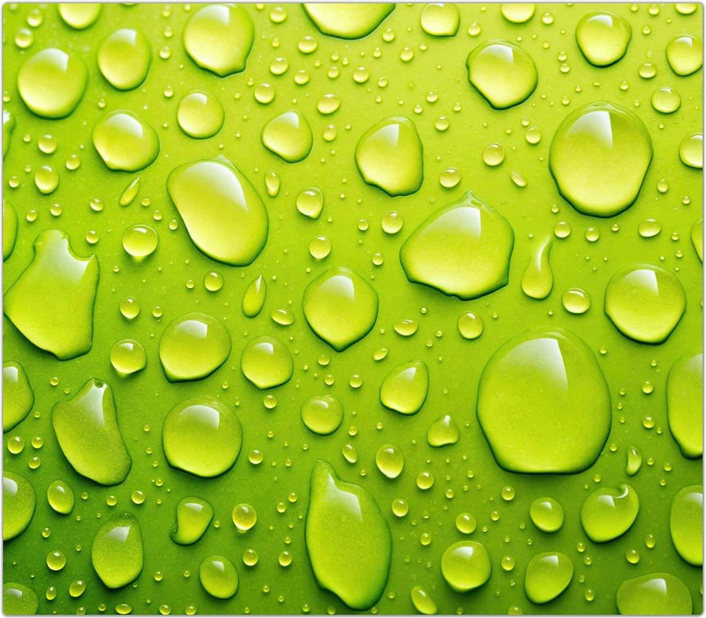 Spritzschutz Herdabdeckplatte Schneidebrett aus Glas Wassertropfen 1-Teilig (60x52cm)