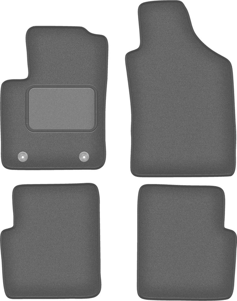 Graphit-Fußmatten für: Ford Ka MK2 Fließheck (2008-2012)