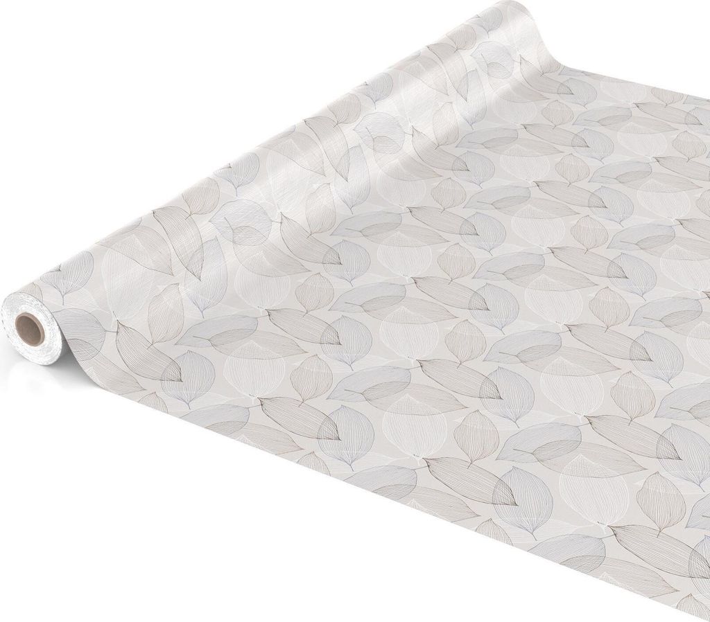 Tischdecke Wachstuch Blumen Beige Robust Wasserabweisend Breite 140 cm Länge 300 cm