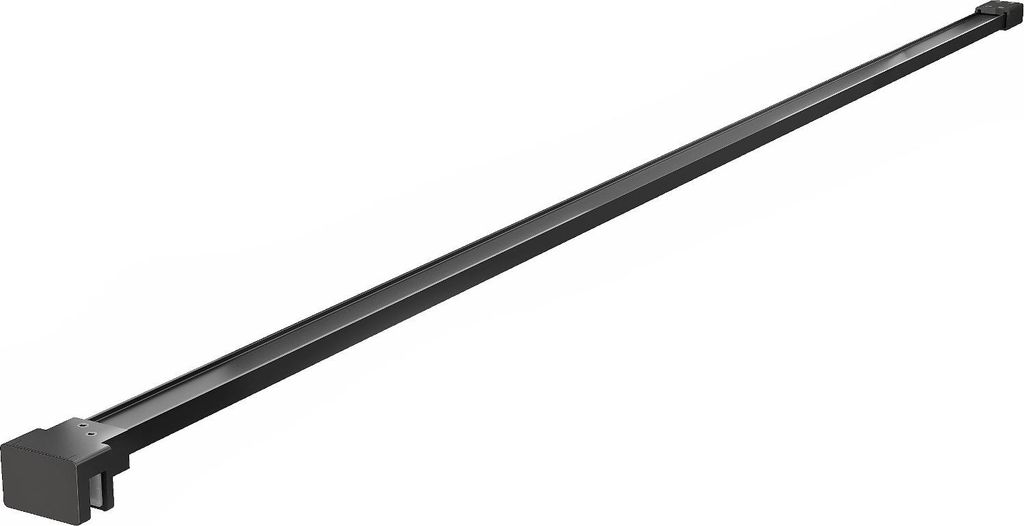 Mexen supporto dritto per parete doccia 6-8 mm, nero - Immagine del prodotto 