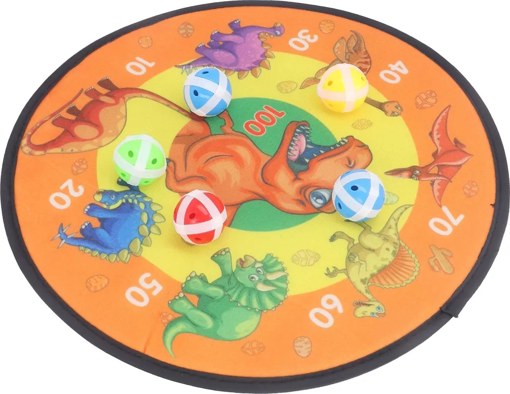 Jeu de tir de précision pour enfant cible dinosaure et balles scratch