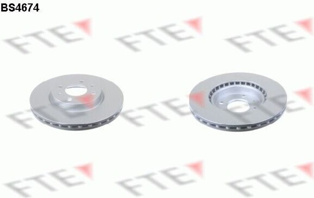 2x FTE Bremsscheibe 9072020 vorne für FIAT PANDA (169) 500 (312) PUNTO (188)