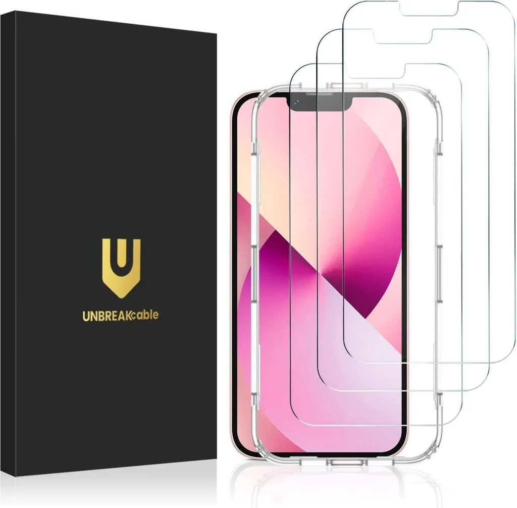 Vetro Temperato iPhone 14: Protezione Totale 9H Blindata 3 Pezzi