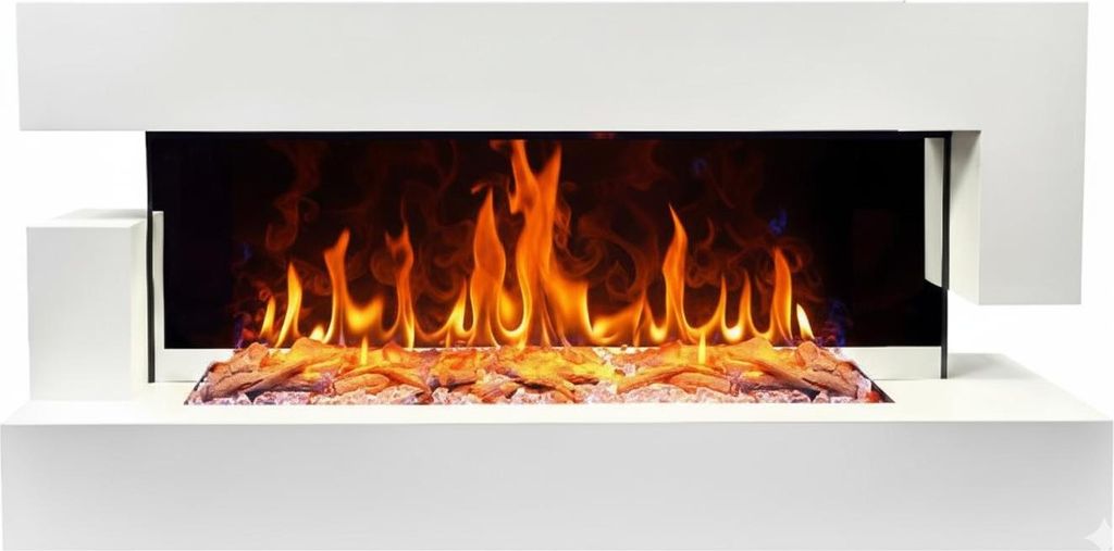 CHEMIN'ARTE - Cheminée électrique Murale Quartz 120 cm - Image du produit 