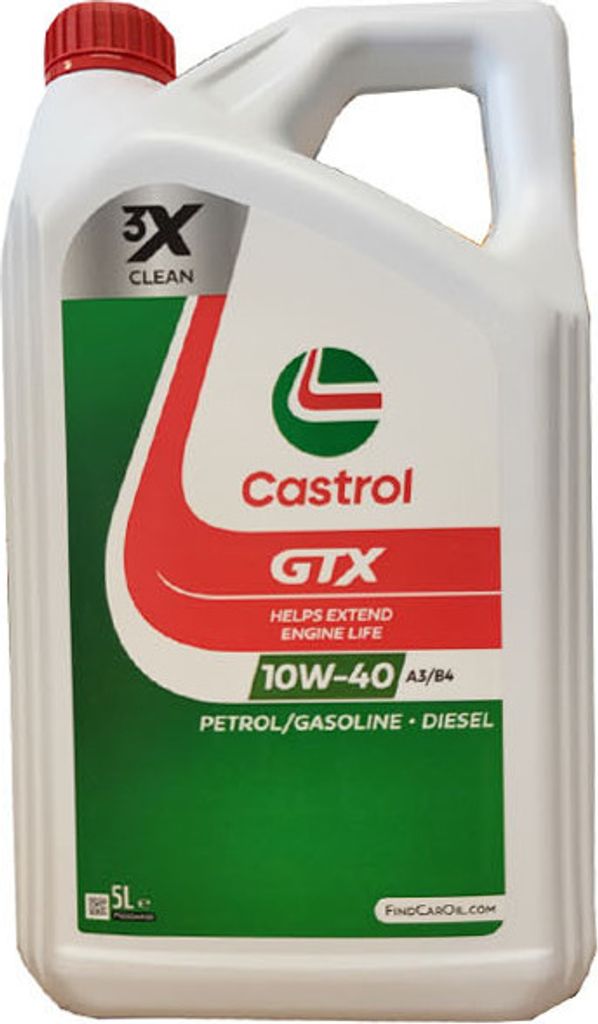 Castrol GTX Ultraclean 10W-40 A3/B4 1x5 Liter