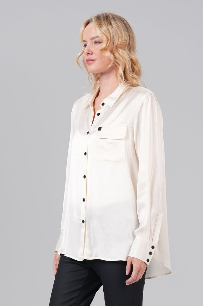 M.O.D Miracle of Denim Blouse Blusen Damen White Cap