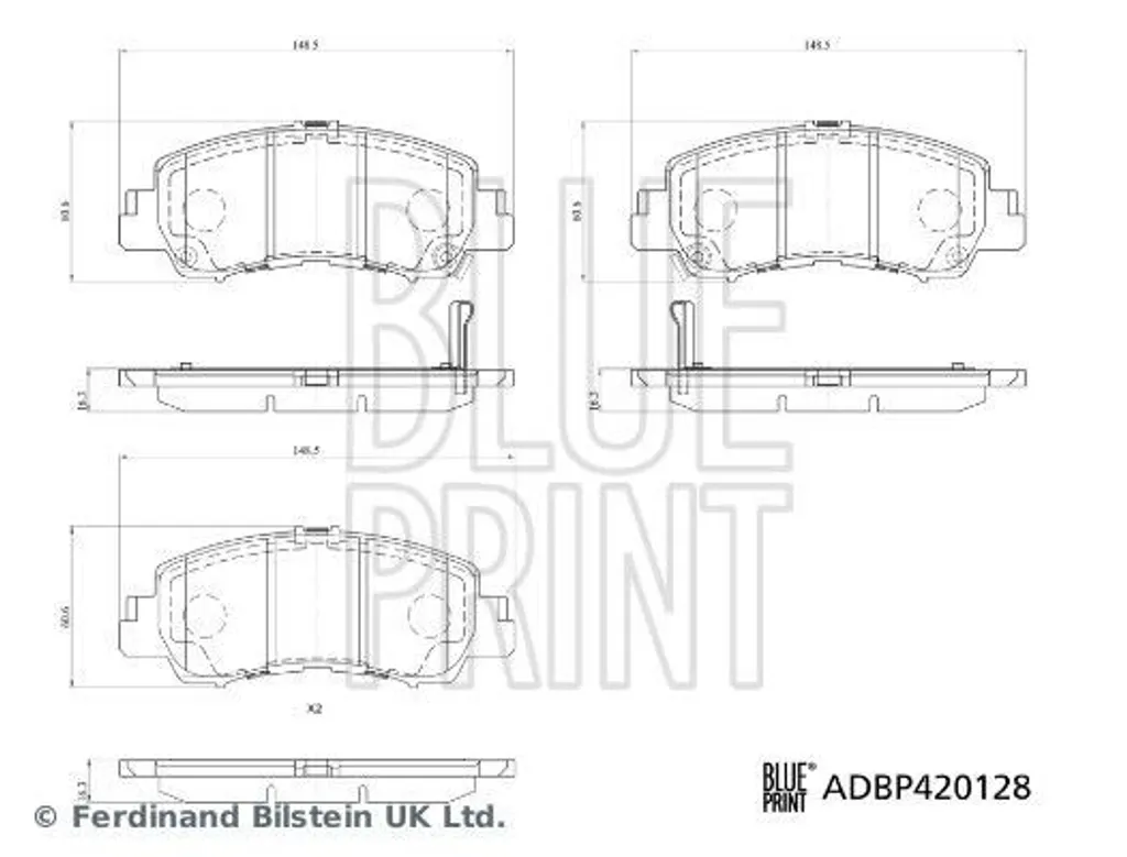 Plaquettes de frein avant Mitsubishi Eclipse 1.5 4WD : Freinage Sécurisé