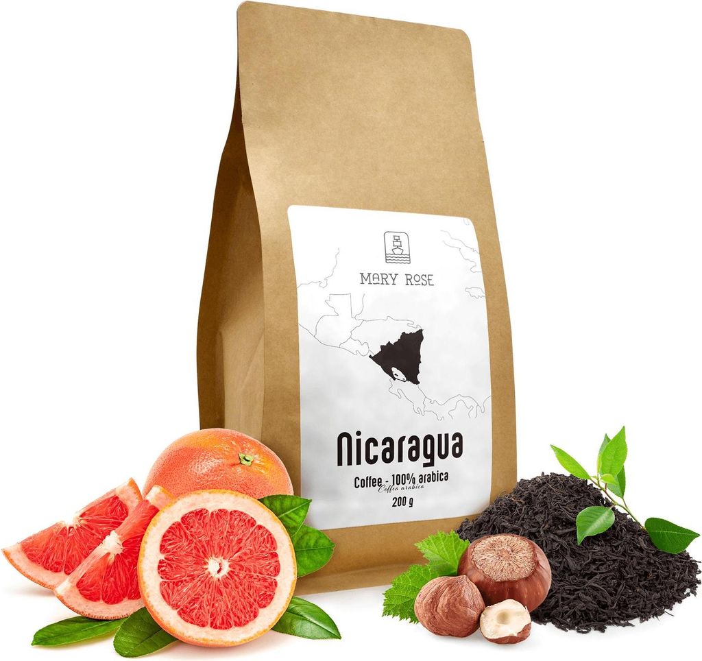 Mary Rose - Kaffeebohnen Nicaragua Colibrí Azul 200g - Spezialitätenkaffee 100% Arabica - Frisch Geröstet - Grapefruit, Schwarzer Tee Noten