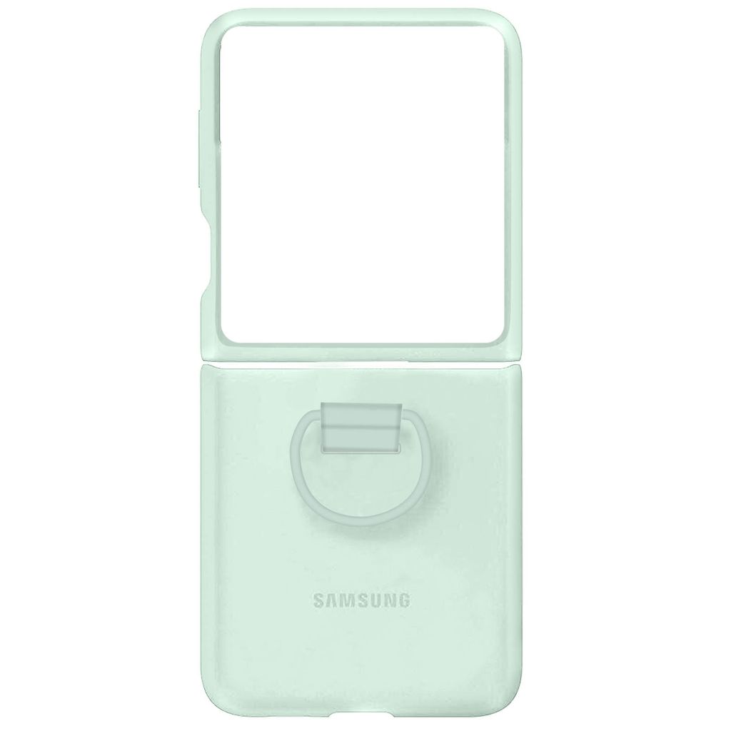 Samsung Silicone Case with Ring, Galaxy Flip5, ocean green - Case,  EF-PF731TMEGWW