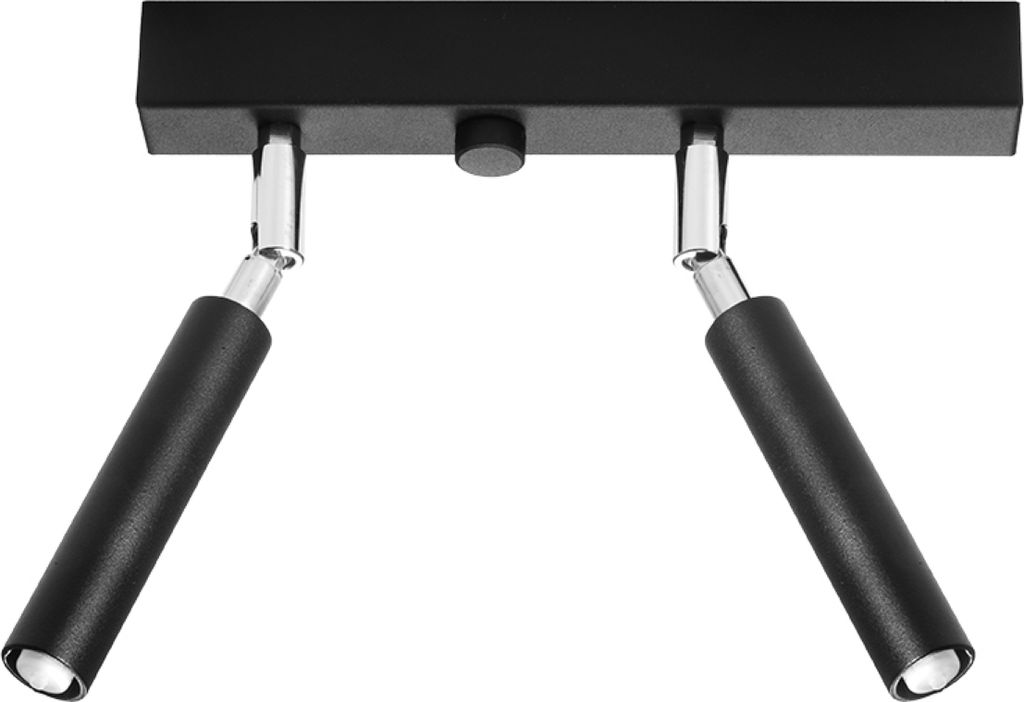 Deckenleuchte EYETECH 2 schwarz 2xG9 8W Aluminium 20x3x25cm Sollux Lighting