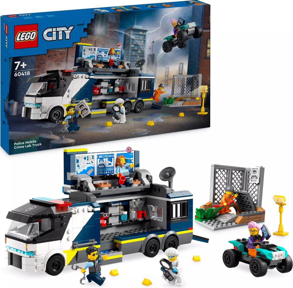 LEGO City Laboratoire mobile de criminalistique 60418 Image du produit 