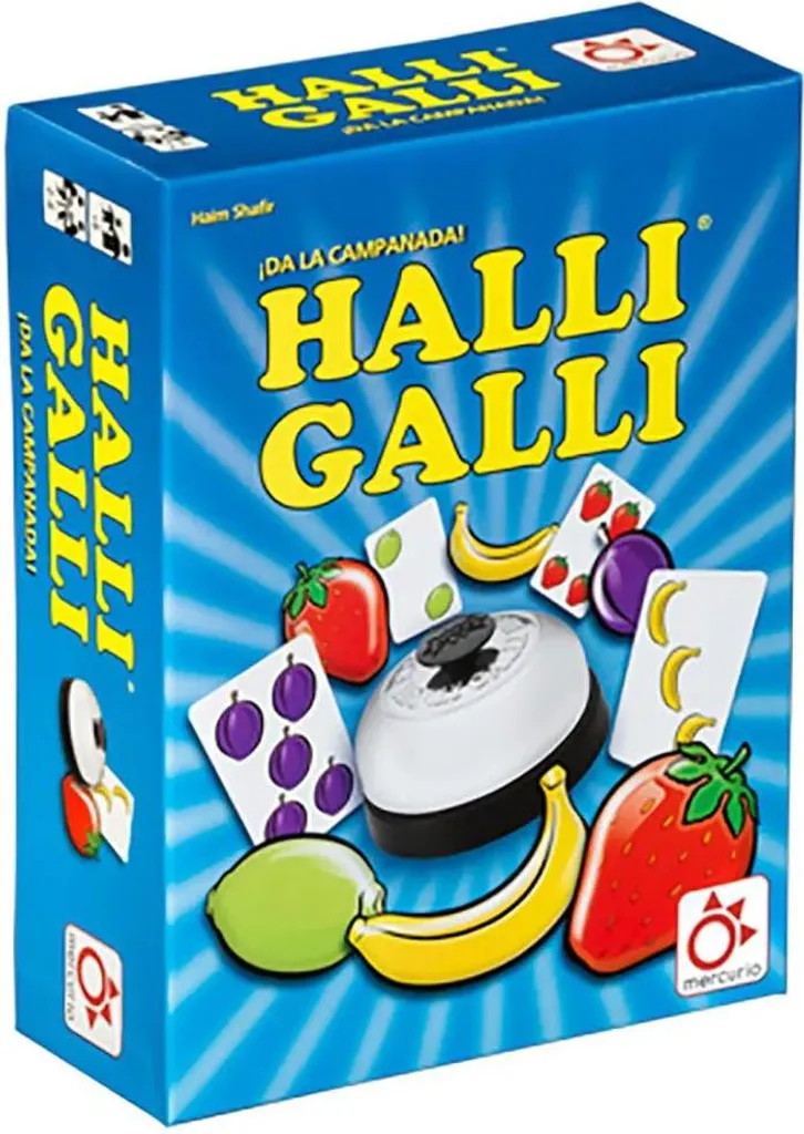 Jeu de société Halli Galli avec sonnette pour enfants et adultes A0027