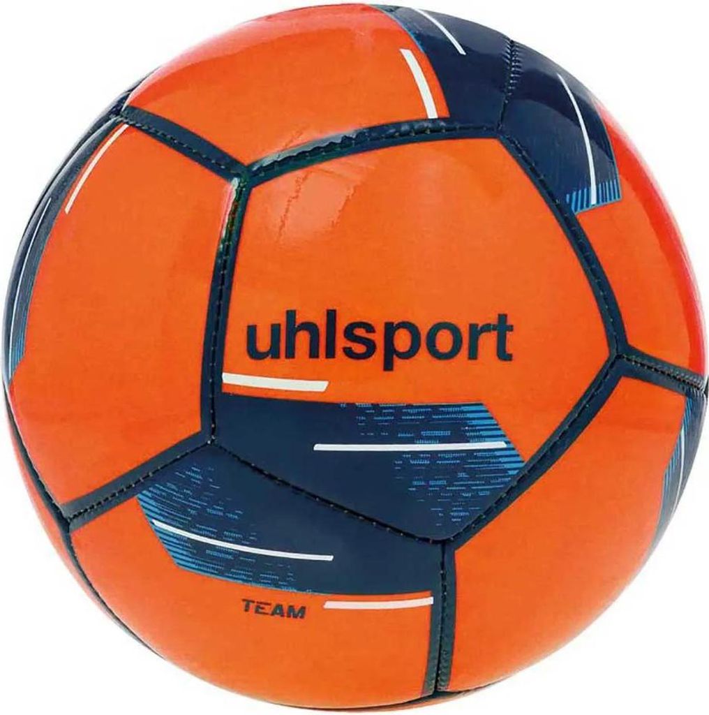 Uhlsport Team Miniball 4er Set fluo orange marine weiß