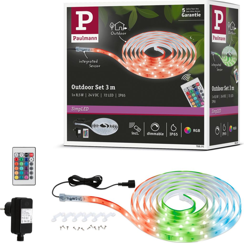 Paulmann SimpLED LED Strip Outdoor Komplettset