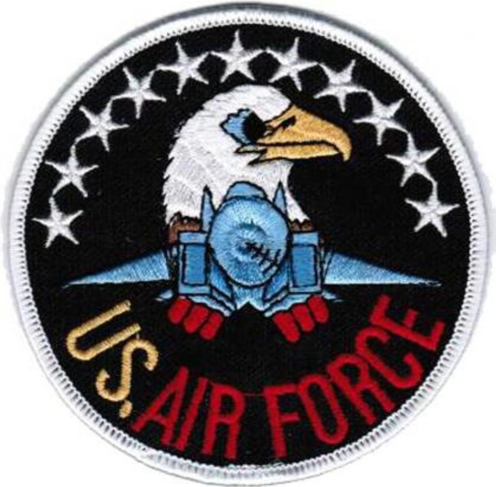 Aufnäher - US. Air Force 00698 Gr. ca. 9 cm - Patches Stick Applikation