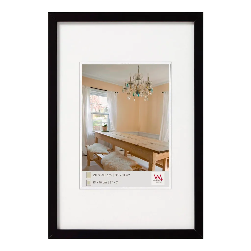 Cornice in Legno Nero 40x50 Walther Peperoni - Proteggi i tuoi Momenti