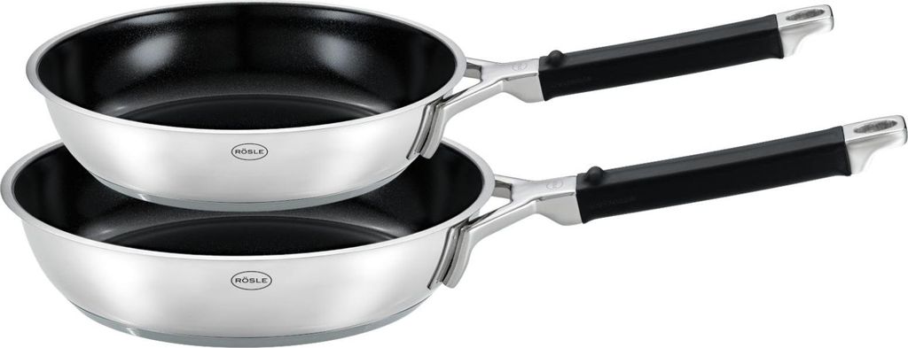 Rösle Silence Pro Bratpfannen-Set Keramik ProCeraPlus 2tlg. 24&28 cm