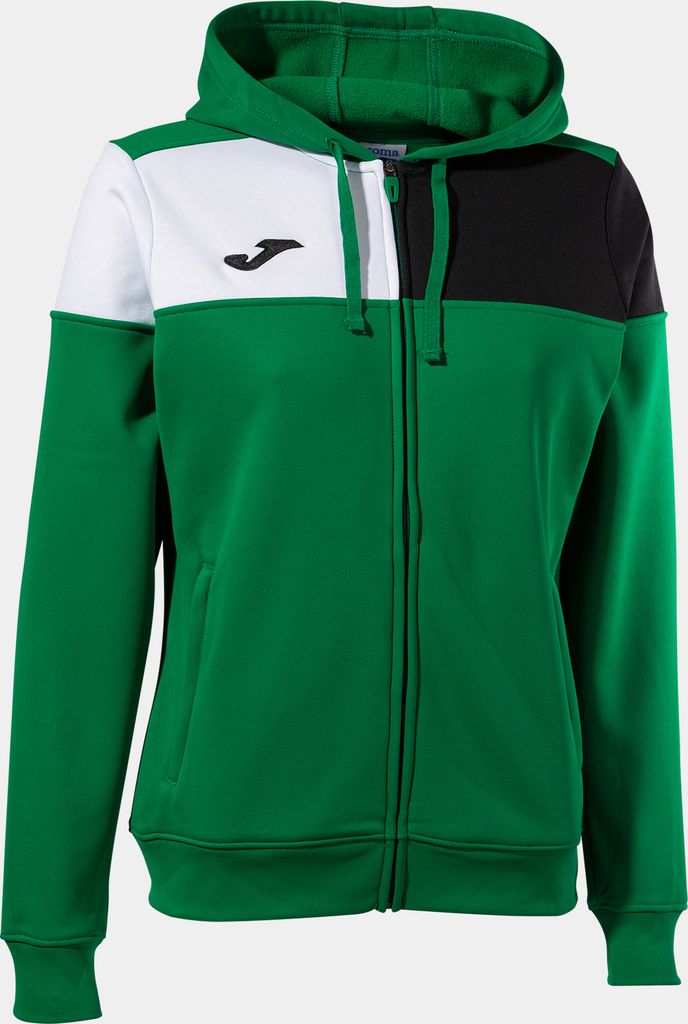 Joma Crew V Zip-Up Hoodie, Grün, 164