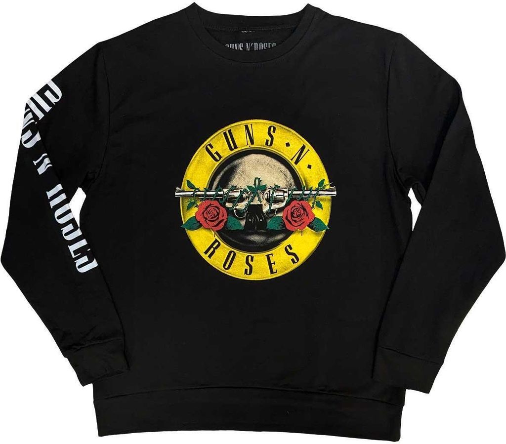 Guns N Roses - "Classic" Sweatshirt Logo für Herren/Damen Uni RO9328 (L) (Schwarz)