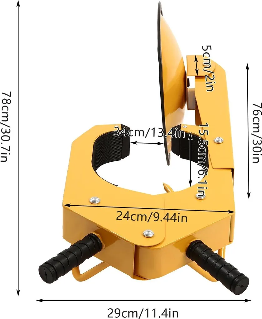 Sabot de Denver 235 pour garage et parking avec support de sécurité - 2