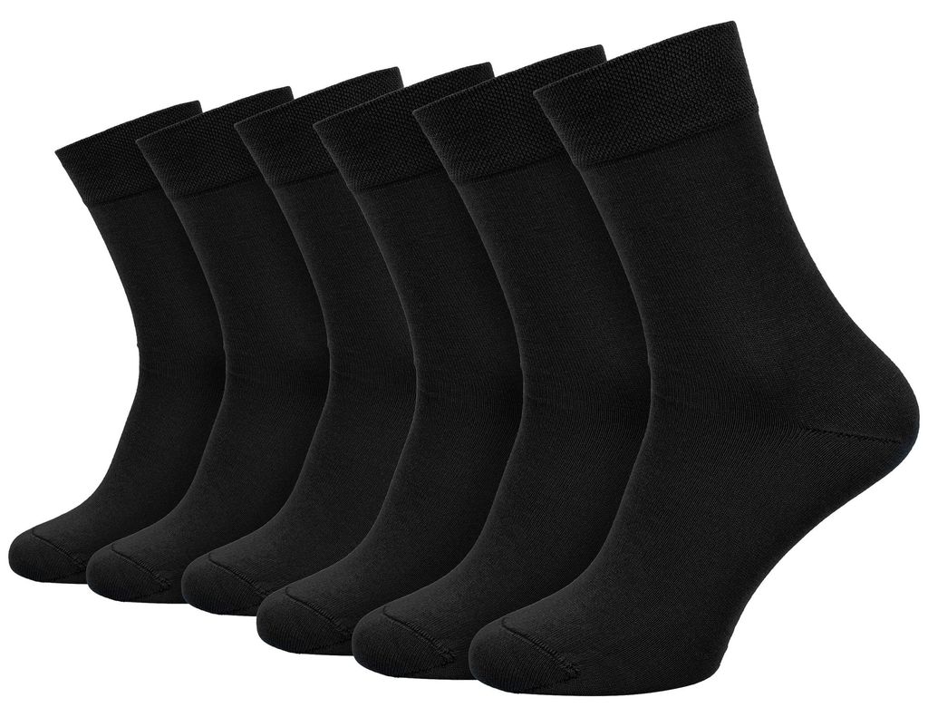 Bambus Socken für Damen & Herren 6 Paar atmungsaktiv & Produktbild 