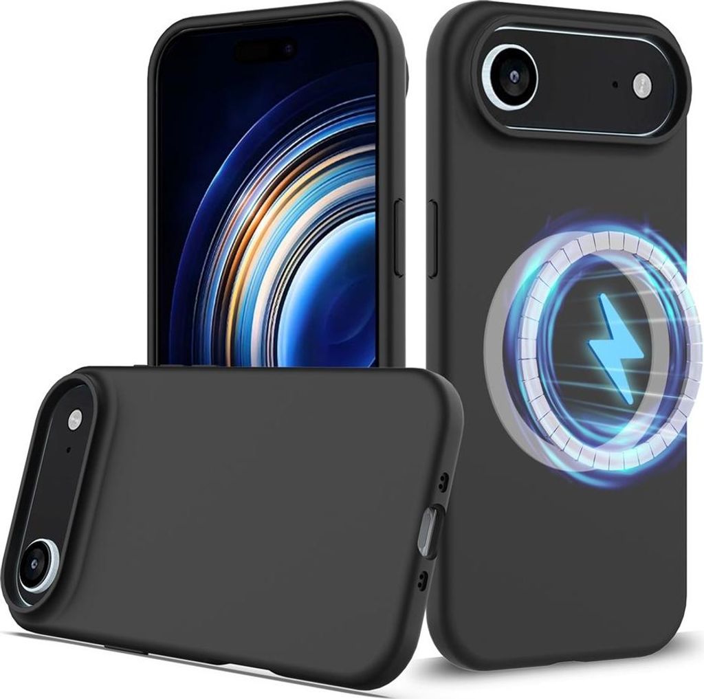 iPhone Air Hülle - Coverup Liquid Colour Back Cover - MagSafe Compatible - Schwarz