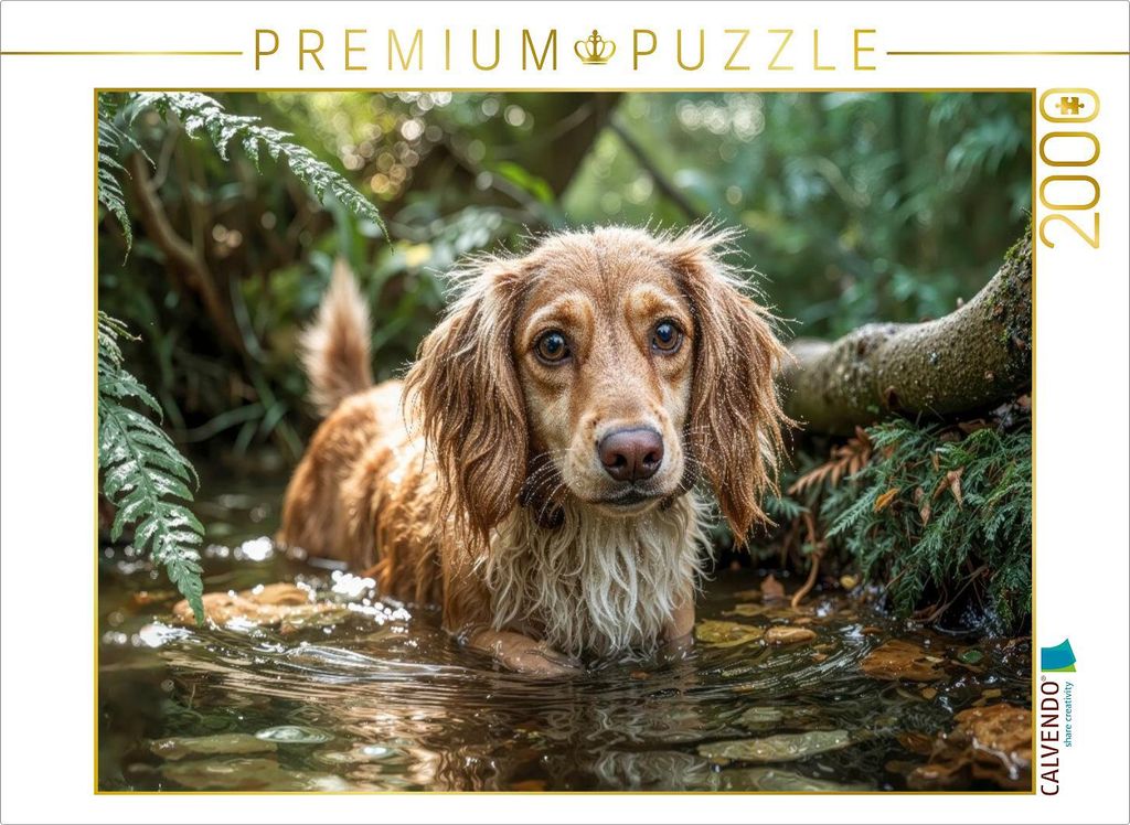 CALVENDO Puzzle Hoffentlich wird das Wasser nicht tiefer | 2000 Teile Lege-Größe 90x67cm Foto-Puzzle für glückliche Stunden