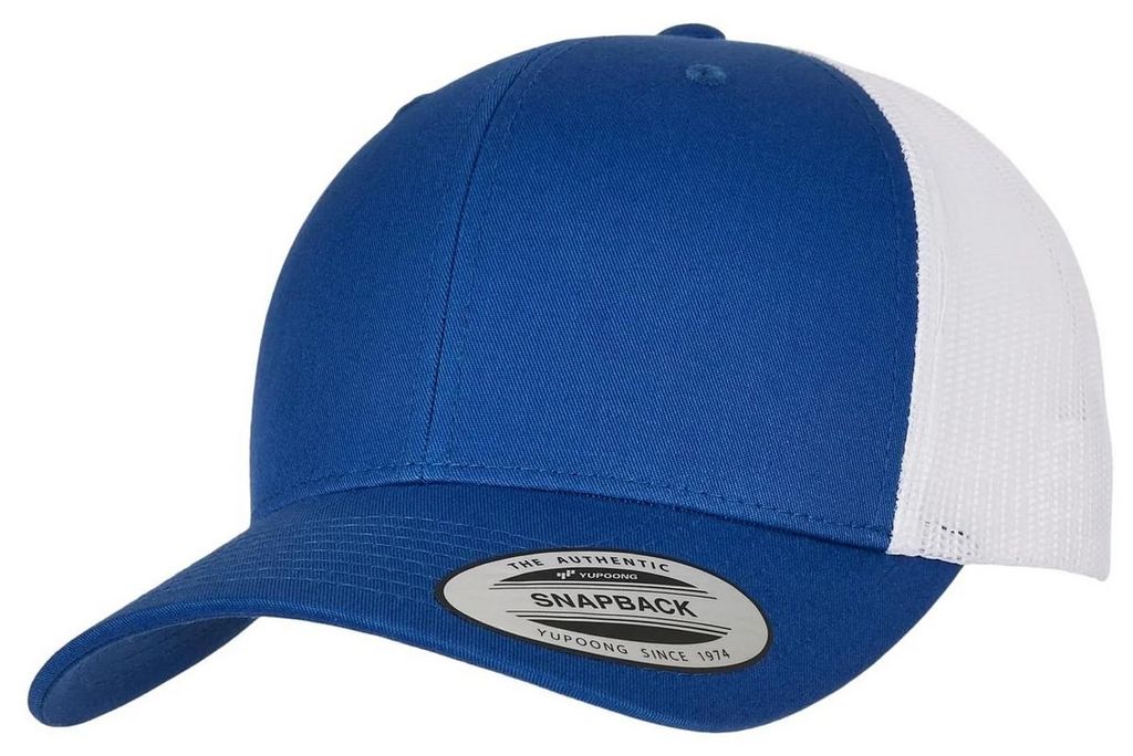 Flexfit - Trucker Cap Zweifarbig TN1360 (Einheitsgröße) (Königsblau/Weiß)