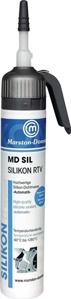 MARSTON MD-SIL Silicone Trasparente 200ml - Uso Industriale e Meccanico