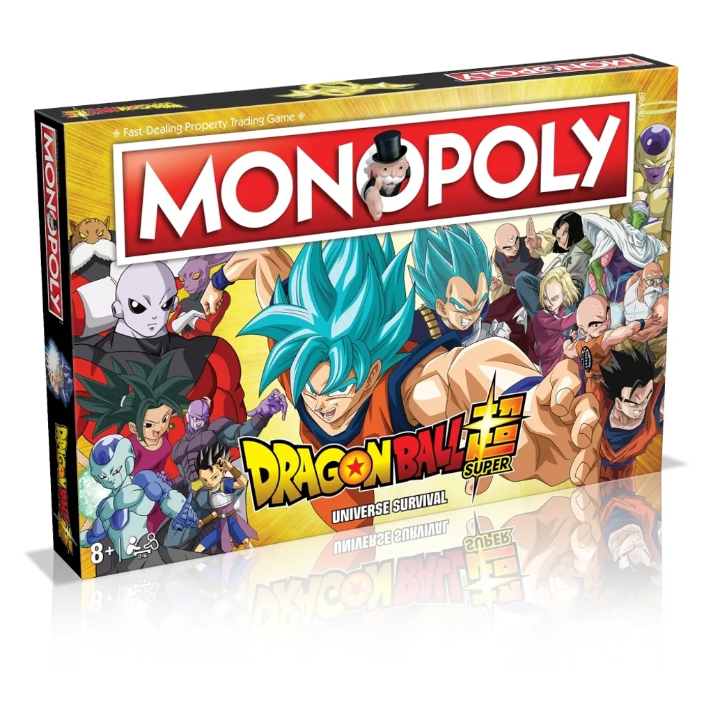 Monopoly Dragon Ball Super avec 8 Pions Métal et Plateau Illustré - 2