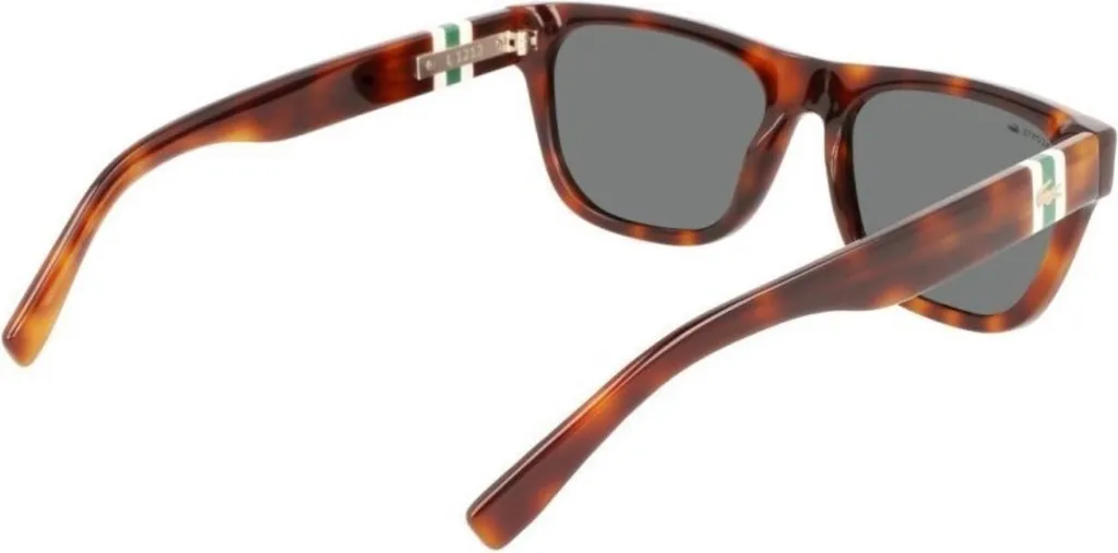 Lunettes Lacoste Marchon légères avec branches flexibles bleues mat