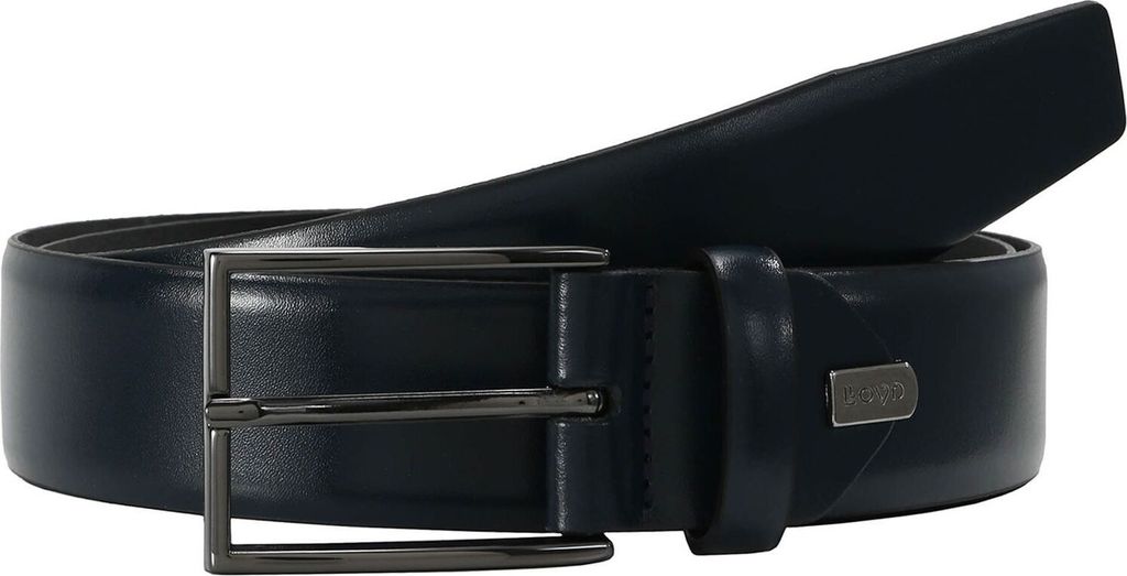 LLOYD Leder Gürtel Thin Belt 3.5 W80 Marine blau Produktbild 